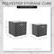 DII® 11" Nonwoven Polyester Small Dots Storage Cubes, 4ct.